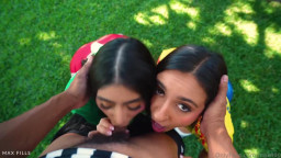 Violet Myers, Hailey Rose ? Red Card For Busty Latinas